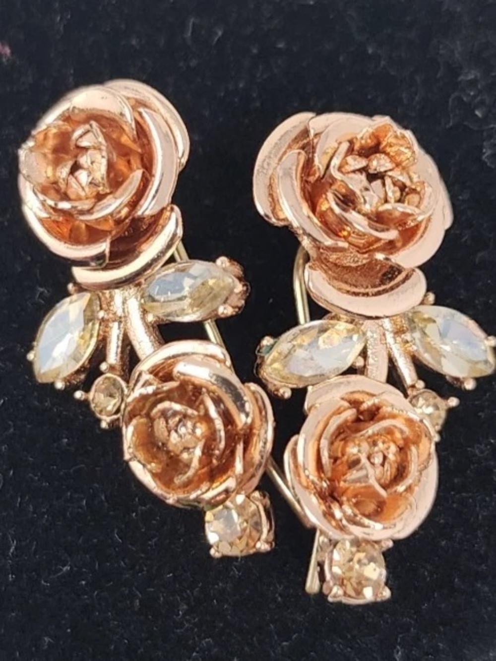 Kate Spade Rose Gold Floral Earrings